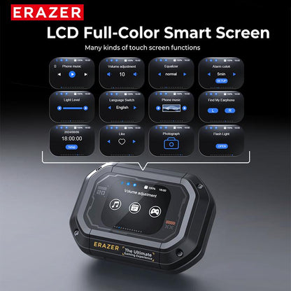 ERAZER XP6 Bluetooth Earphones Translation Earbuds with APP, OWS Wireless Earbuds Stereo Translate Headphones, Built-In Mic High-Quality Sound Earbuds ,30H Long Playtime, Immersive Premium Sound Long Distance Earphones with Charging Box,For Gym Running